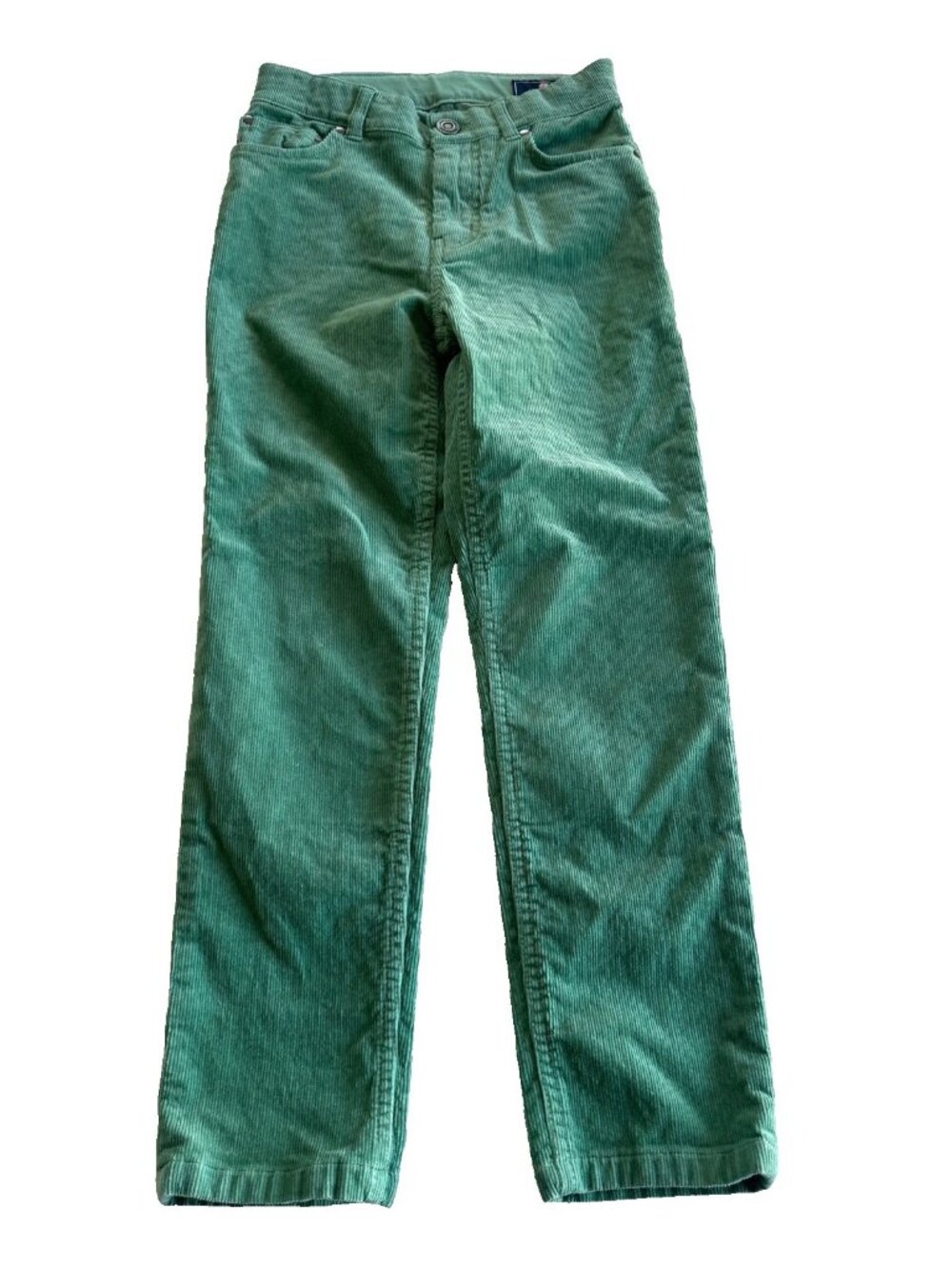 Vineyard Vines Boys Size 8 Green Corduroy Straight Leg Pant